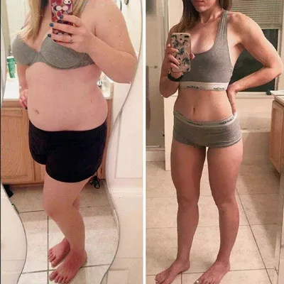 before and after weight loss 3